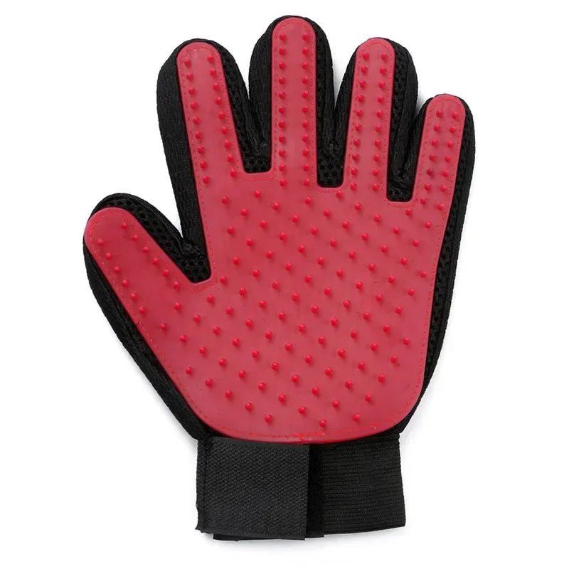 Zenvyra™ Pet Grooming Glove – Gentle Deshedding & Massage Brush
