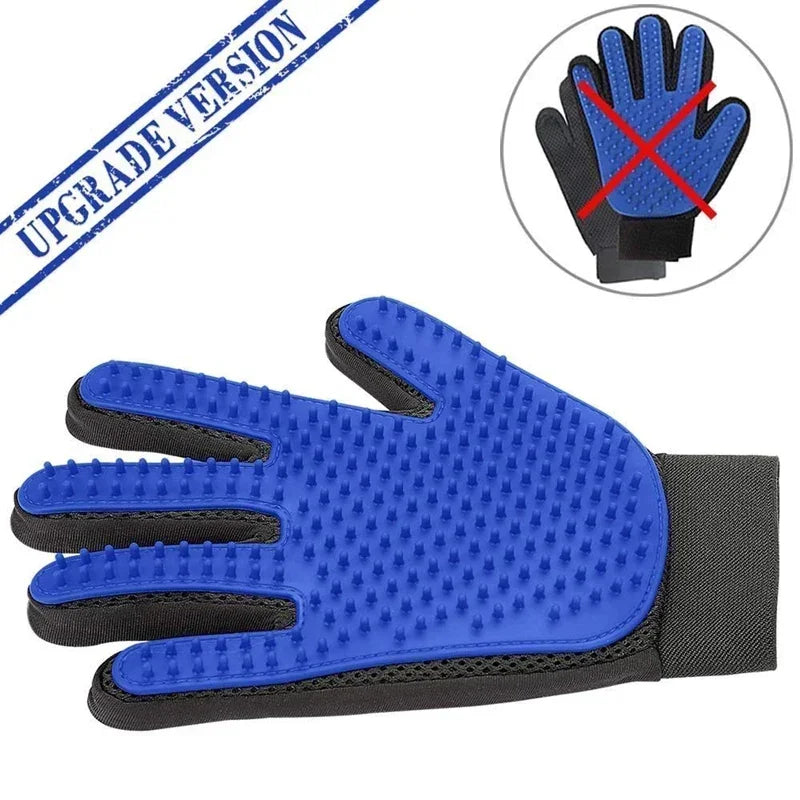 Zenvyra™ Pet Grooming Glove – Gentle Deshedding & Massage Brush