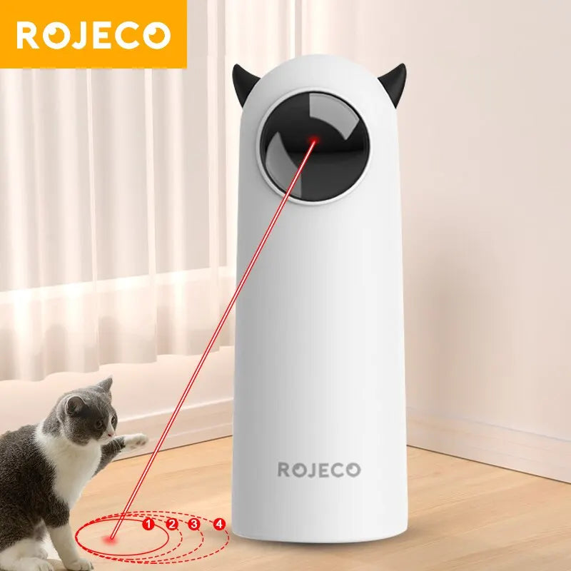 Zenvyra™ Smart Automatic Laser Toy – Interactive Pet Toy for Cats & Dogs
