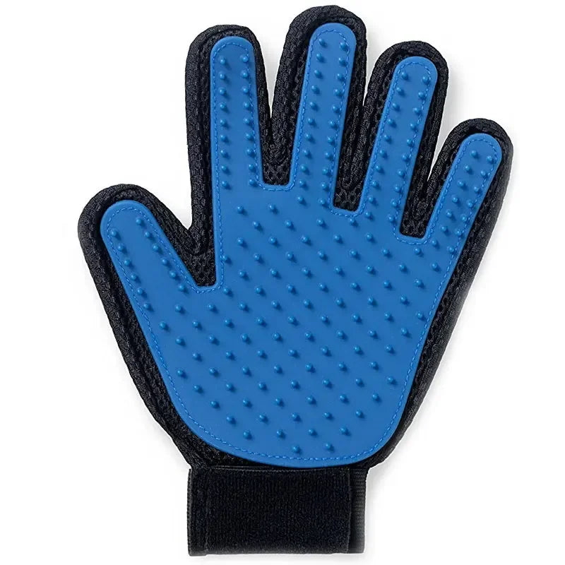 Zenvyra™ Pet Grooming Glove – Gentle Deshedding & Massage Brush